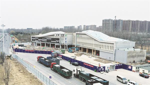 香河服务区改建项目基础工程顺利完工